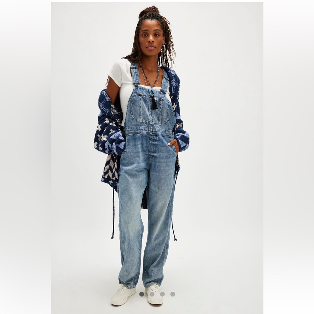 Lee Light Blue Denim Bib Overalls